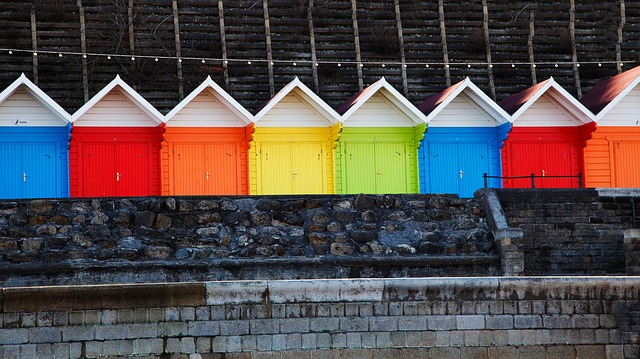 barevné domečky
